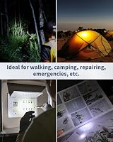 Uniclife 5 Pack LED Keychain Flashlight 14 Lumen Mini Torch 2 Modes view 6