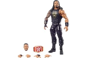WWE Top Picks Elite Roman Reigns Action Figure with Universal Championship6 in Posable Collectible Gift for WWE Fans Ages 8 Years Old and Up