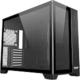 SaharaGaming Case Tempered Glass Mesh Metal Panel RGB Cooling System view 4