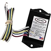 Sho-Me 27 Pattern LED Strobe Effect Flasher - Durable Waterproof LED Light Controller - 12V Dual Output Flasher - 27 Customizable Flash Patterns for Emergency, Work &amp; Utility Vehicles