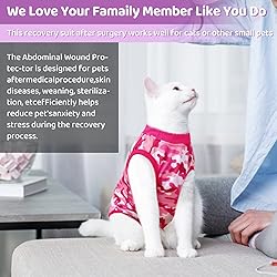 SUNFURA Camo Printed Cat Recovery Suit, Cat