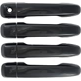 Trim Illusion DH6312BLK Chrome Delete Door Handle Cover for 10-24 Toyota | 4Runner - Fits TRD Pro, TRD Off-Road, SR5, SR5 Premium and more. Snap-on W/Tape Gloss Black ABS Plastic 8 PCS U.S. Patented