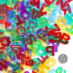 Colorations Translucent Multi-Color Uppercase