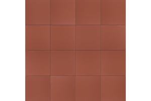 SOMERTILE Merola Tile Quarry Red 5-7/8" x 5-7/8" Ceramic Floor and Wall Tile