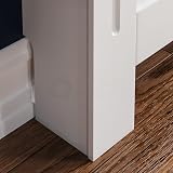 Vida Designs Chelsea Radiator Cover White Small Modern Vertical Slat view 8