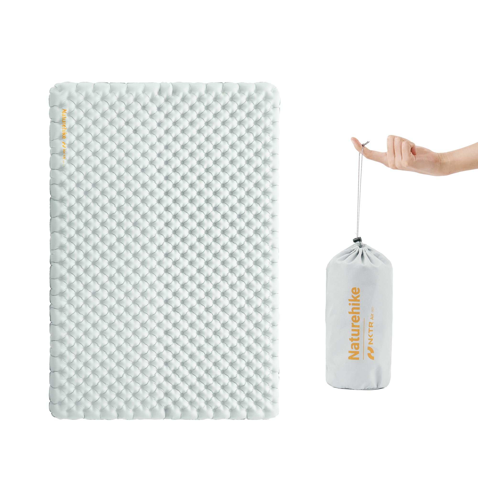 Naturehike Camping Sleeping Mat Ultralight Inflatable Air Mattress Waterproof Durable with 3.2 R Value for Trekking Hiking Backpacking