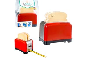 GIFTS FOR READERS & WRITERS Notester Desktop Organiser with Sharpener | Sticky Notes Holder | Pen Pot with Magnetic Section | Novelty Notepad Dispenser | Fun Memo Note Pad | Stationery Gift Idea | School Office Desk