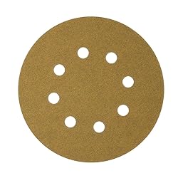 Mestool 5-Inch 8-Hole Hook and Loop Sanding