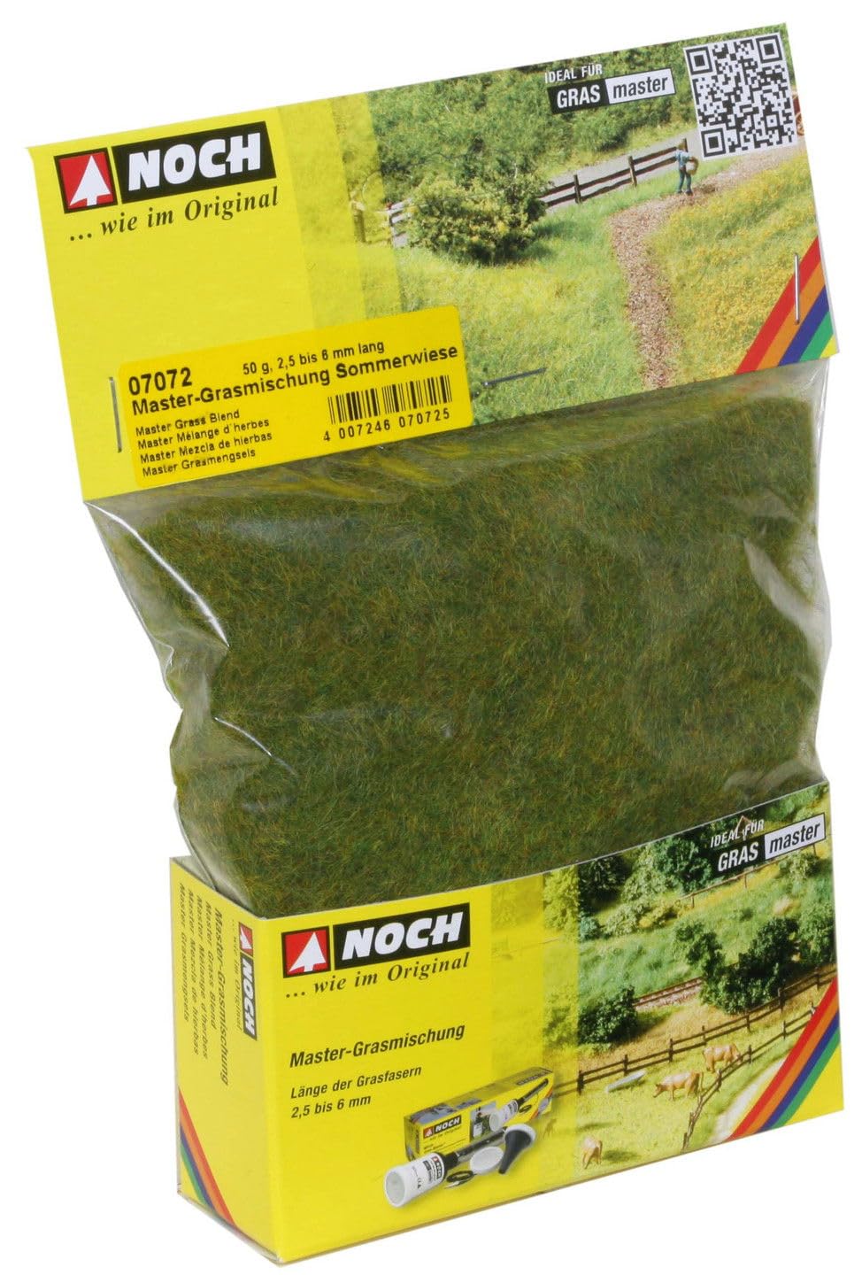 Noch 07072 2.5-6 mm Grass Blend Summer Meadow Landscape Modelling