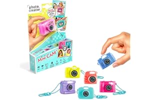 Photo Creator Mini Cam Digital Camera | Keychain Size! | Includes 1GB SD Card | Videos & Photos! | Rechargeable Battery | LCD