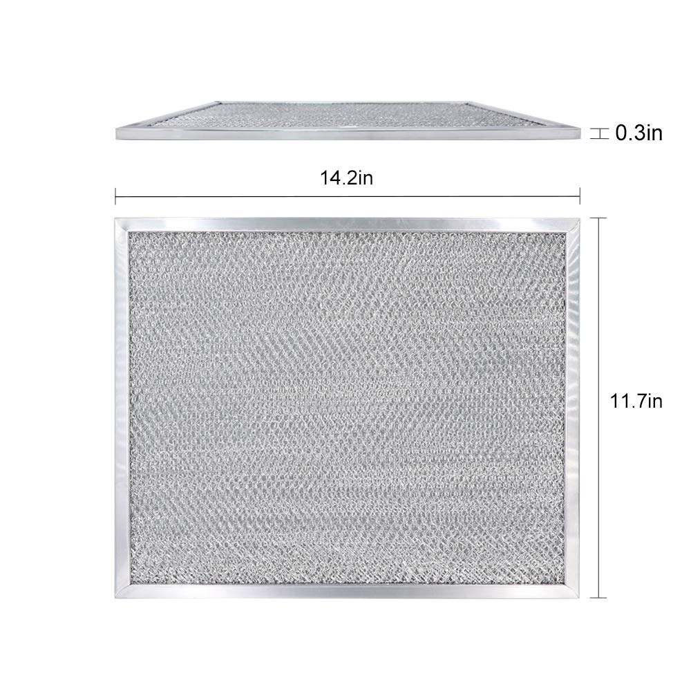 AMI PARTS BPS1FA30 Aluminum Filter (2pcs) Compatible With B-roan Range Hood-11-3/4