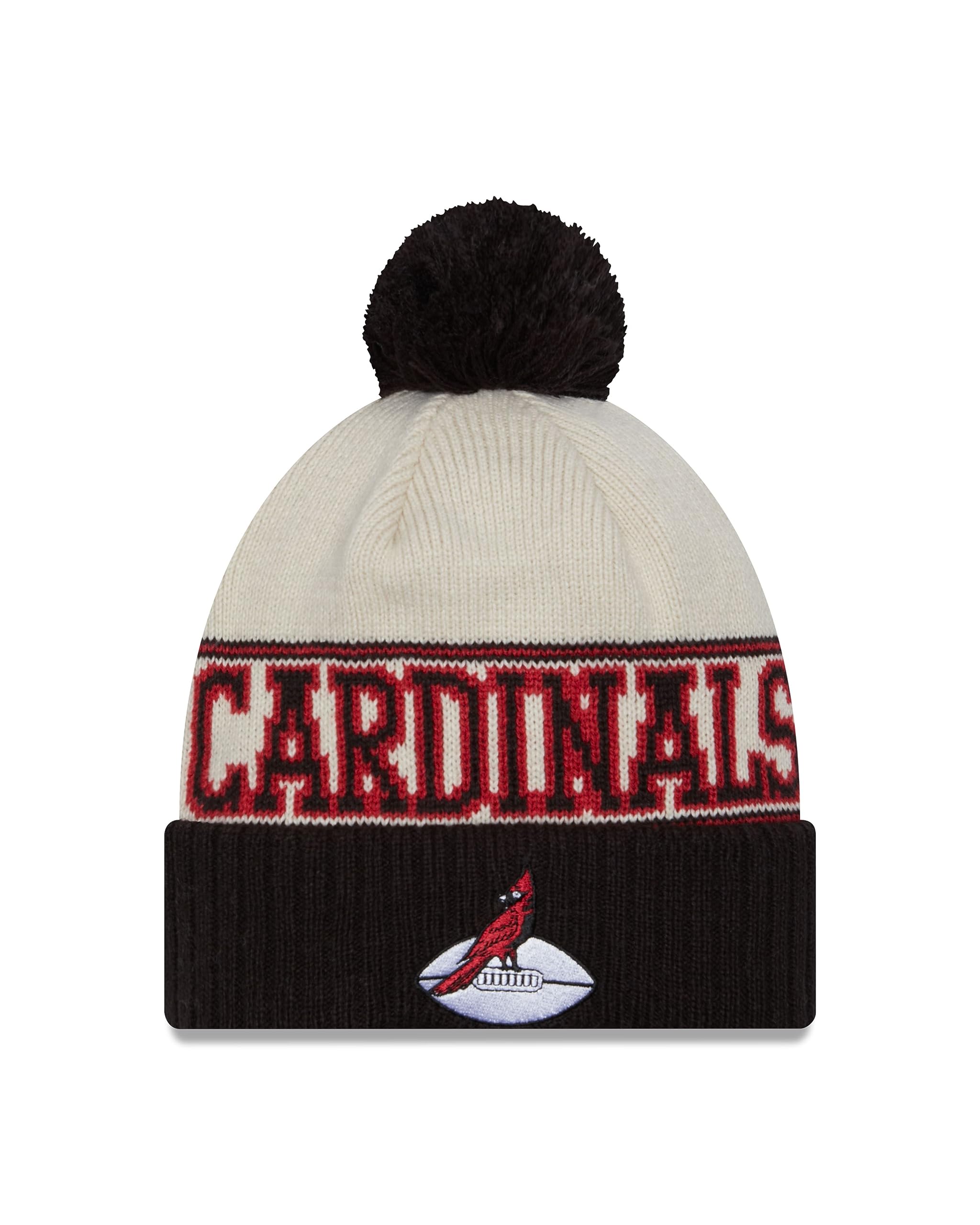New Era Arizona Cardinals NFL 2023 Sideline Historic Knit Beanie OTC Gray Black - One-Size