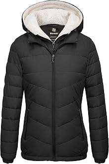 Winter Coats Hooded Puffer Jacket 
