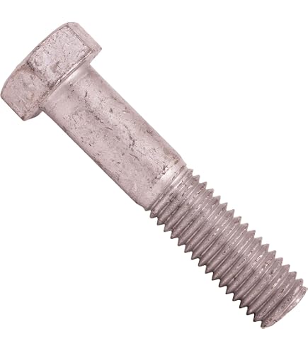 Hillman Galvanized Hot-Dipped Hex Bolt – 1/2" X 4", 25-Pack, Grade 2, Fully Threaded, Rust-Resistant For Wood & Metal