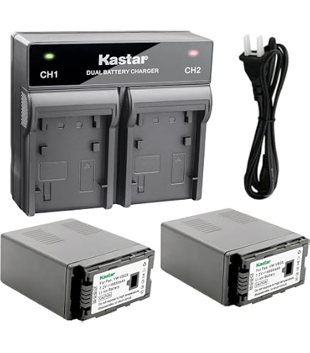 TECHTEK Batteria Li-ion 7800mAh 7.4V Compatibile Con Panasonic AG-AC130, AG-HMC150 E Altri Modelli - 2