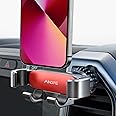 AINOPE Car Phone Holder Mount Vent 2025 Gravity Air Vent Phone Holders for Your Car for iPhone 16 Pro Max with Vent Clip Hand Free Cell Phone Car Mount Holder for iPhone 15 Plus Samsung Red