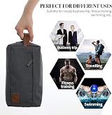 KK Water Resistant Hanging Toiletry Travel Bag Blue Large Capacity view 6
