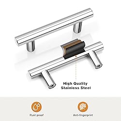 Probrico 15 Pack 2-1/2 Inch Cabinet Pulls, Polished