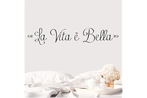 WALL SAYINGS VINYL LETTERING La Vita e Bella
