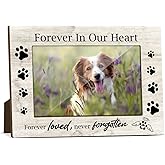 Pet Memorial Frame Wooden Picture Frames Sympathy Pet Loss Gift Picture Frames for Desk Loss of a Dog Sympathy Gift Dog Passing Away Gifts Loss of Pet Dog Memory Gifts Picture Frame 4x6 - Jk0247