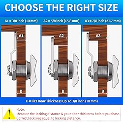 BEBOBLY 5/8 Inch Thumb Operated Offset Cam