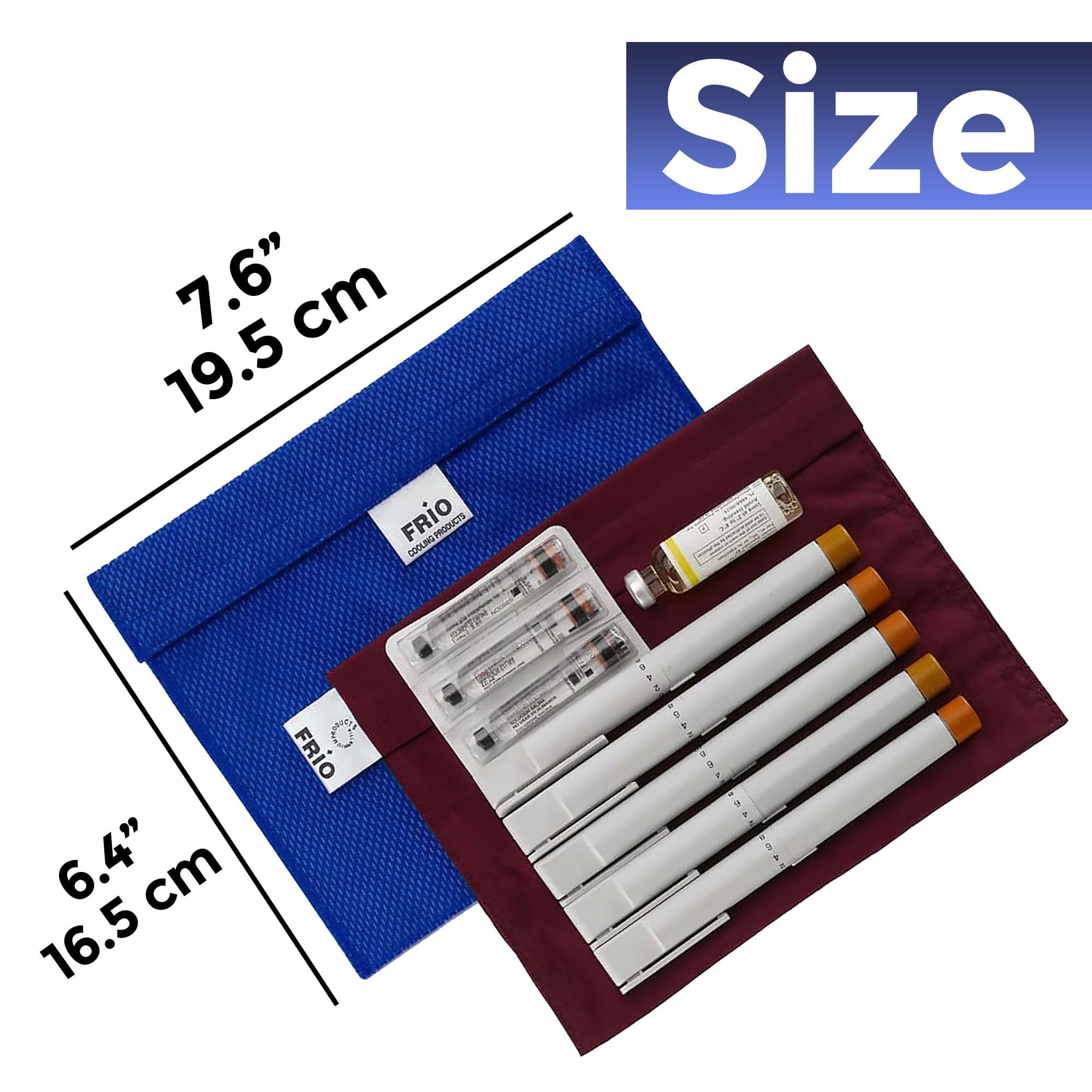 FRIO Extra Large Insulin Cooling Wallet - Keep Medication Cool for 45+ Hours Insulin Bag - Perfect for Travel and Everyday Use
