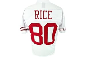 TIMELESS AUTHENTIC Jerry Rice Jersey White San Francisco | Unisex Adult Sizes S-5XL Unsigned Custom Sewn Stitched