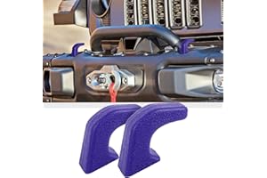 JWWY Bumper Tow Hook Covers Tow Trailer Hitch Receiver Cover Towing Hitch Rubber Sleeve Protector Cover Trim Fit for 2007-202