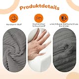 MeMoreCool Corduroy Kids Couch Sofa Folding Toddler Chair Bed Grey view 7