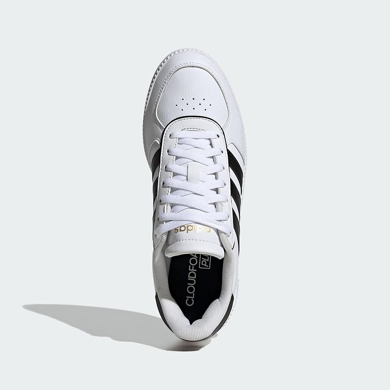 Mujer Breaknet Sleek Shoes, FTWR White/Core Black/Gold Met., 39 1/3 EU — foto 3 de 6