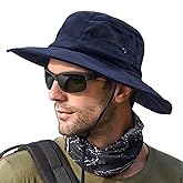 Sun Hats for Men Women UPF 50+ Waterproof Breathable Wide Brim Bucket Hats Summer UV Protection Fishing Hat