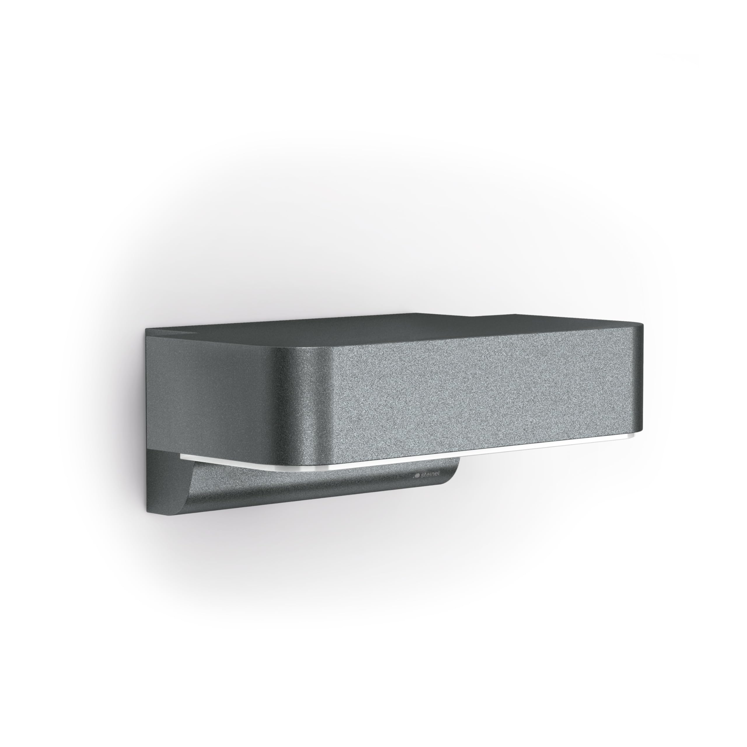 STEINEL Outdoor Light L 800 C Anthracite, LED Downlight, Without Sensor, Wall Lamp, Can be Networked via Bluetooth App, Warm White