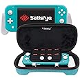 Satisfye - ZenGrip Go Slim Bundle (Lite), Accessories Compatible with Nintendo Switch Lite - Bundle includes: Grip Lite, Slim Case. BONUS: 2 Thumbsticks (Turquoise)