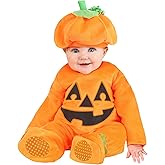 Pumpkin Chunkin Infant Costume with Bodysuit, Hat, and Pair of Booties