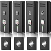4 Pack Wireless Home Intercom, Rechargeable 2 Way Portable Intercom System | Adjustable Ringtones, Voice Activated, Indoor &amp; Outdoor Use, Ideal for Family and Elderly