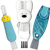 Cup Lid Cleaning Brush, Multifunctional Set with 3 in 1 Lid Cleaner and Two 4 in 1 Cup Lid Cleaning Brushes, Cleaning Brush T