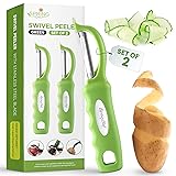 Spring Chef Premium Green Swivel Vegetable Peeler