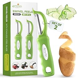 Spring Chef Premium Green Swivel Vegetable Peeler