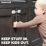 Jool Baby Products Child Safety Strap Locks 4 Pack 3M Adhesive No Drilling view 2
