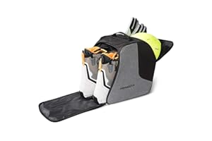 PENGDA Kids Waterproof Ski Boot & Helmet Bag - Separate Dry & Wet Compartments for Goggles, Gloves, Ski Apparel & Boot Storage