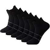 Pauboland Men's Anti Sweat Odor Control Quick Dry Cotton Athletic Low Cut Ankle Running Socks