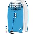 BPS 'Storm' Bodyboard with Premium Coiled Leash - Lightweight with EPS Core, Durable for All Wave Conditions