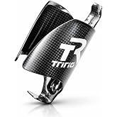 TriRig Kappa Carbon Fiber Triathlon Bike Water Bottle Cages | Triathletes Road Bike Carbon Bottle Cage Aero Bars, Bta, &amp; Saddle Based Compatible Bike MTB &amp; Cycling Hydration Accessories