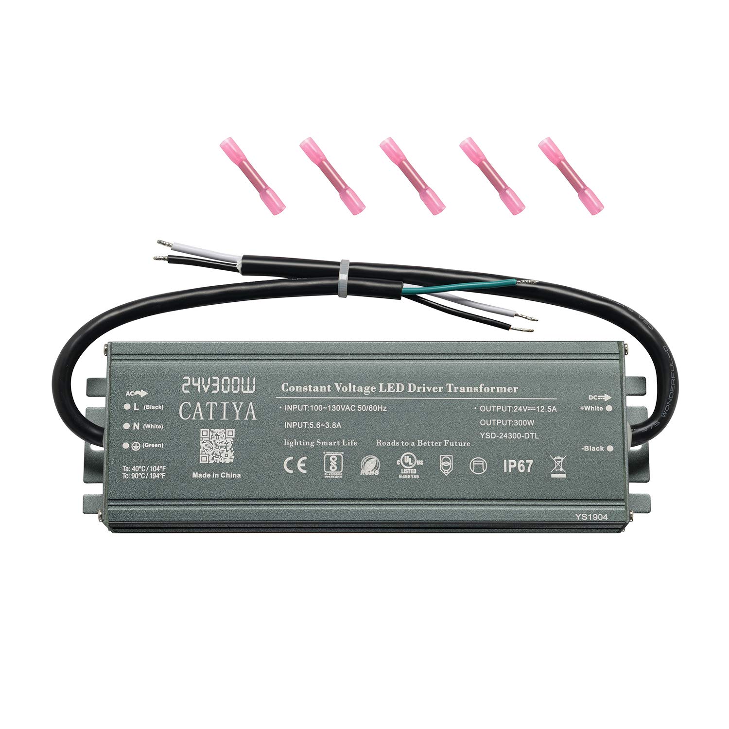 CATIYA 24V 300W LED Driver Transformer, IP67