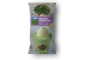 MOCAFÉ MOCAFE Matcha Latte Mix Powder, sweetened creamy Ceremonial Grade Japanese green tea, café style premium instant blended frappe, hot and iced drinks, 3lb Bulk Bag