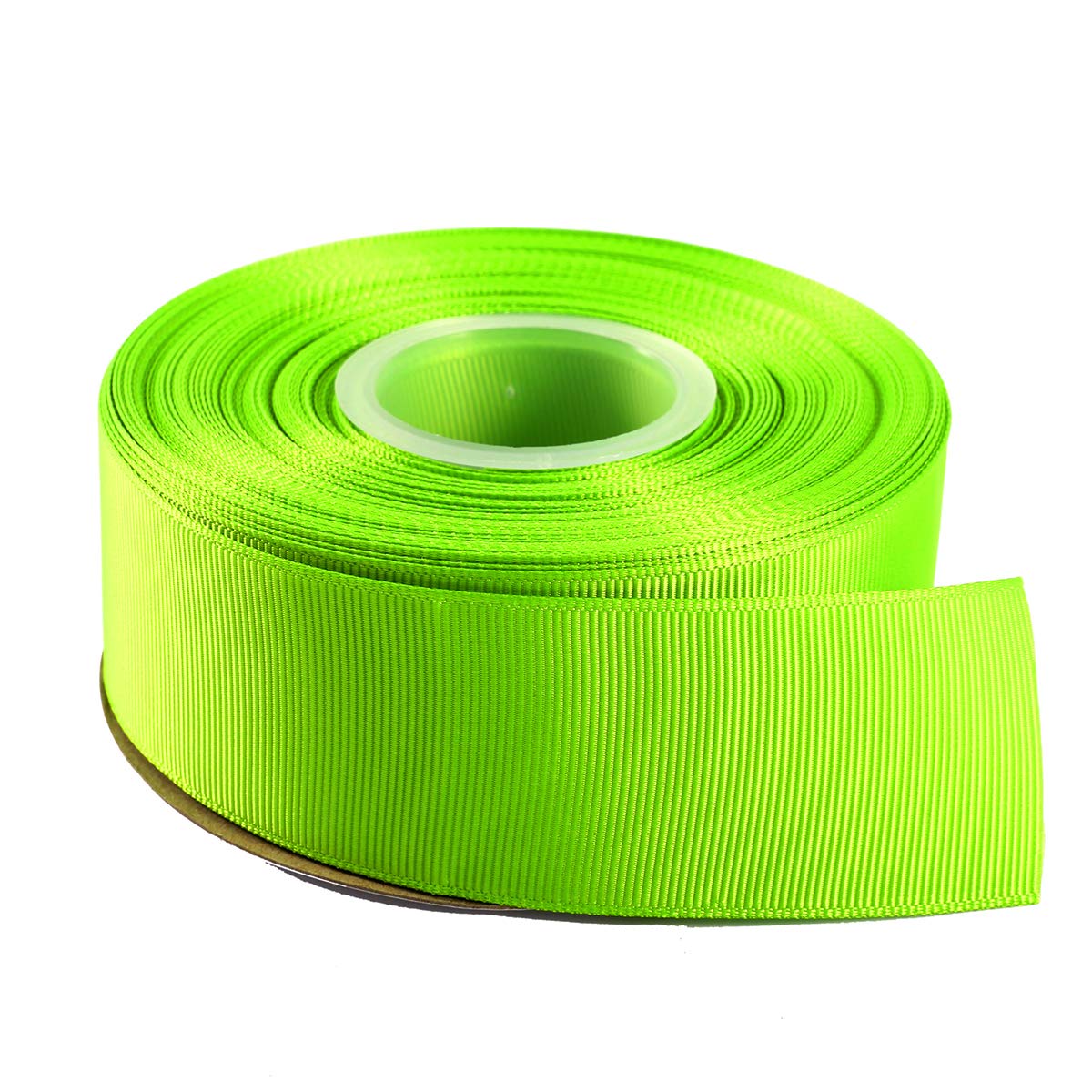 ITIsparkle 38mm Grosgrain Ribbon 22 Meters-Roll Set for Gift Wrapping Cake Decoration Party Favor Hair Braids Hair Bow Baby Shower Decoration Floral Arrangement Craft Supplies, Apple Green Ribbon โ image 1