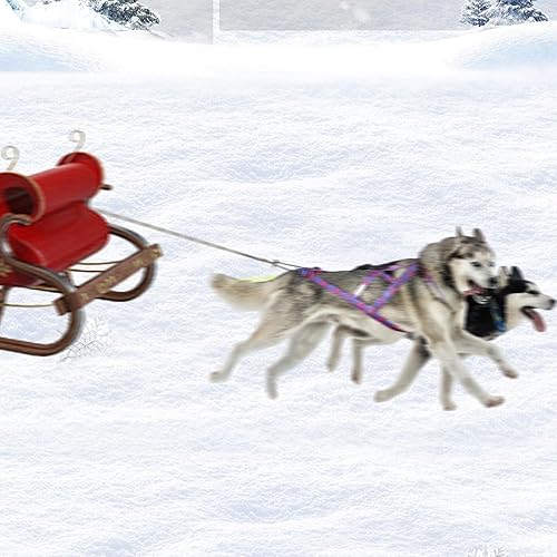 figatia Dog Weight Pulling Harness, Dog Sledding Harness, Work Out