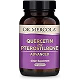 Dr. Mercola Quercetin & Pterostilbene Advanced Dietary Supplement, 30 Servings (60 Capsules), Supports Lung and Immune Health