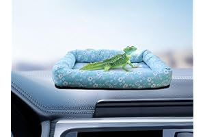 JINKOOZZ Bearded Dragon Travel Carrier, Lizard Car Hammock, Small Animal Carrier Bed, Suitable for Small Animals Hamster Chinchilla Rat Bird Bearded Dragon Lizard Kitty
