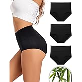 EcoPeriod Period Underwear for Women Heavy Flow High Waist Postpartum Underwear Menstrual Leakproof Period Panties